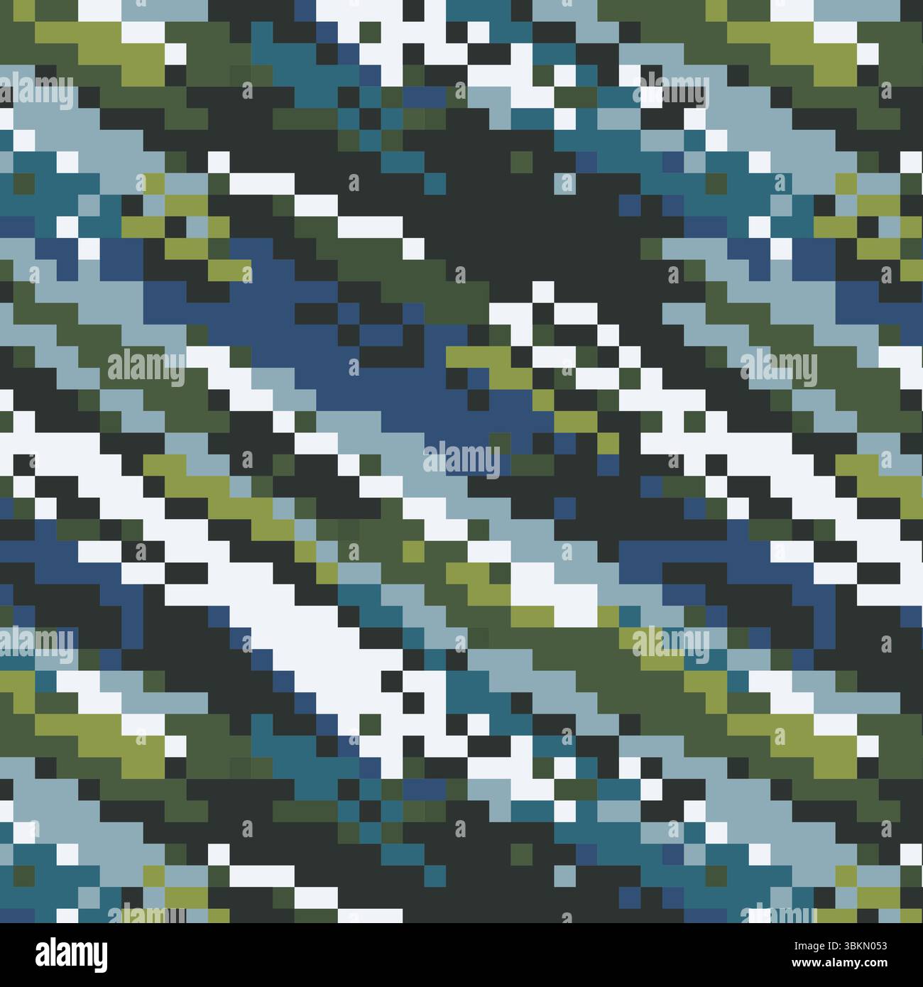 Motif de pixels de camouflage pour la chasse. Texture militaire. Fond d'armée abstrait pour les tissus Illustration de Vecteur