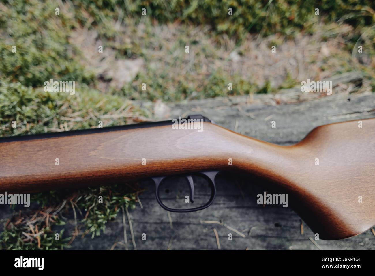 Pistolet déclencheur cible gros plan sport tireur sportif tireur hobby défense arme à feu munitions protection balles chasse fusil à air silencieux Banque D'Images