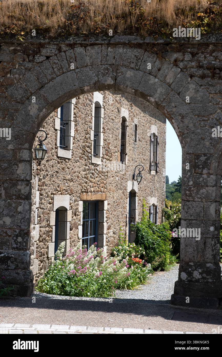 L'entrée de la Home Farm, précédemment utilisé comme couvent, Taden Manor Banque D'Images L'entrée de la Home Farm, précédemment utilisé comme couvent, Taden Manor Banque D'Images