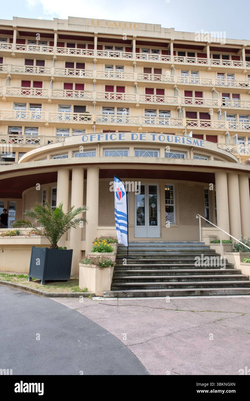 L'office de tourisme Art Déco de Dinard Banque D'Images