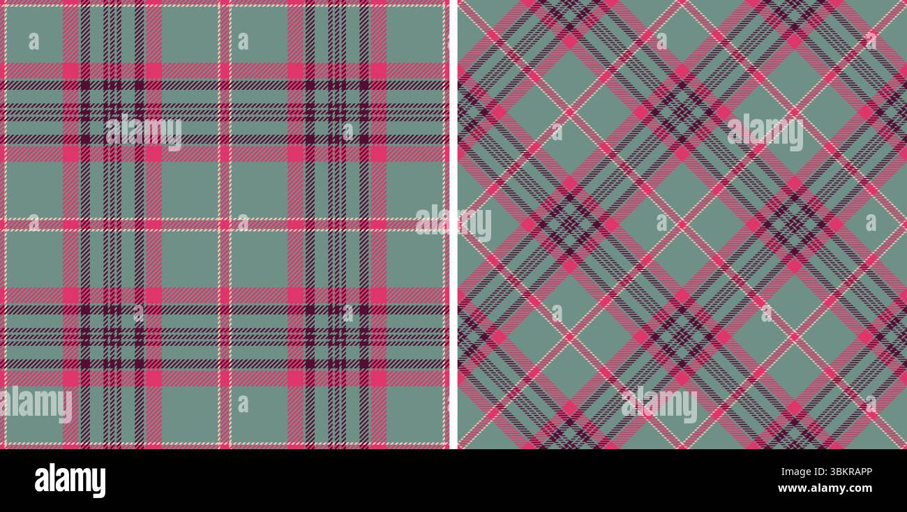Motifs tartan classiques. Polyvalent pour la conception textile, les arrière-plans ou les projets saisonniers. Rétro, esthétique confortable idéal pour la mode et les arts graphiques Illustration de Vecteur