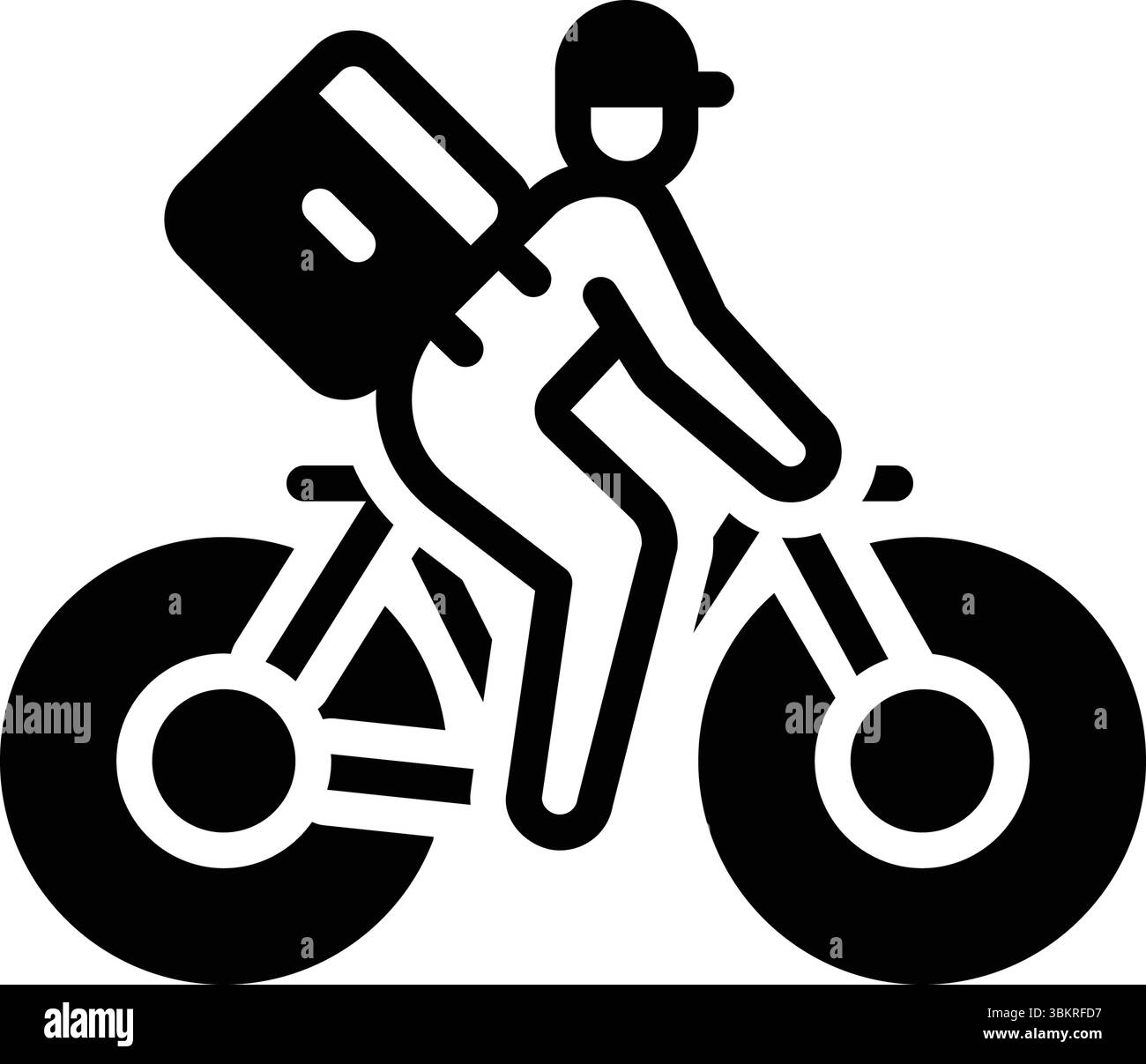 Icône pour la livraison, service de restauration Illustration de Vecteur