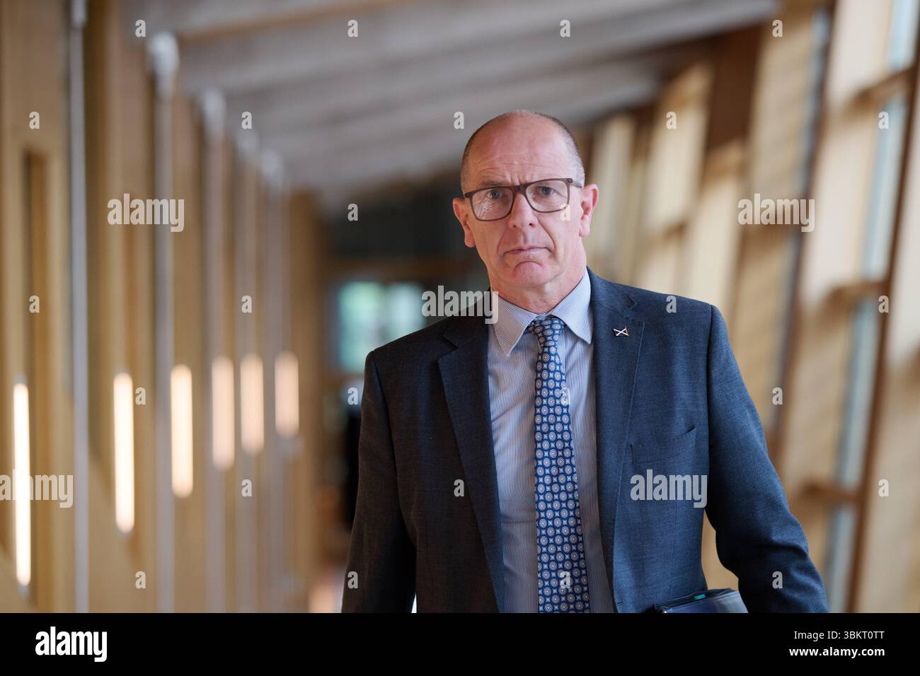 Édimbourg Écosse, Royaume-Uni 18 juin 2025. Ministre de l'Agriculture et de la connectivité Jim Fairlie MSP au Parlement écossais. crédit sst/alamy live news Banque D'Images