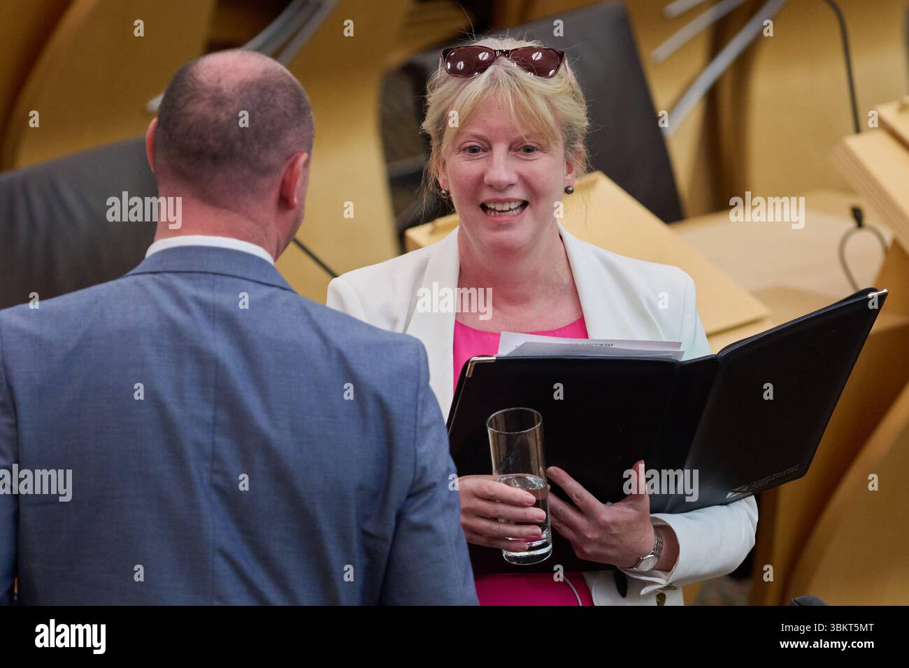 Édimbourg Écosse, Royaume-Uni 18 juin 2025. Shona Robison, secrétaire du Cabinet aux finances et aux collectivités locales, MSP au Parlement écossais. crédit sst/alamy live news Banque D'Images