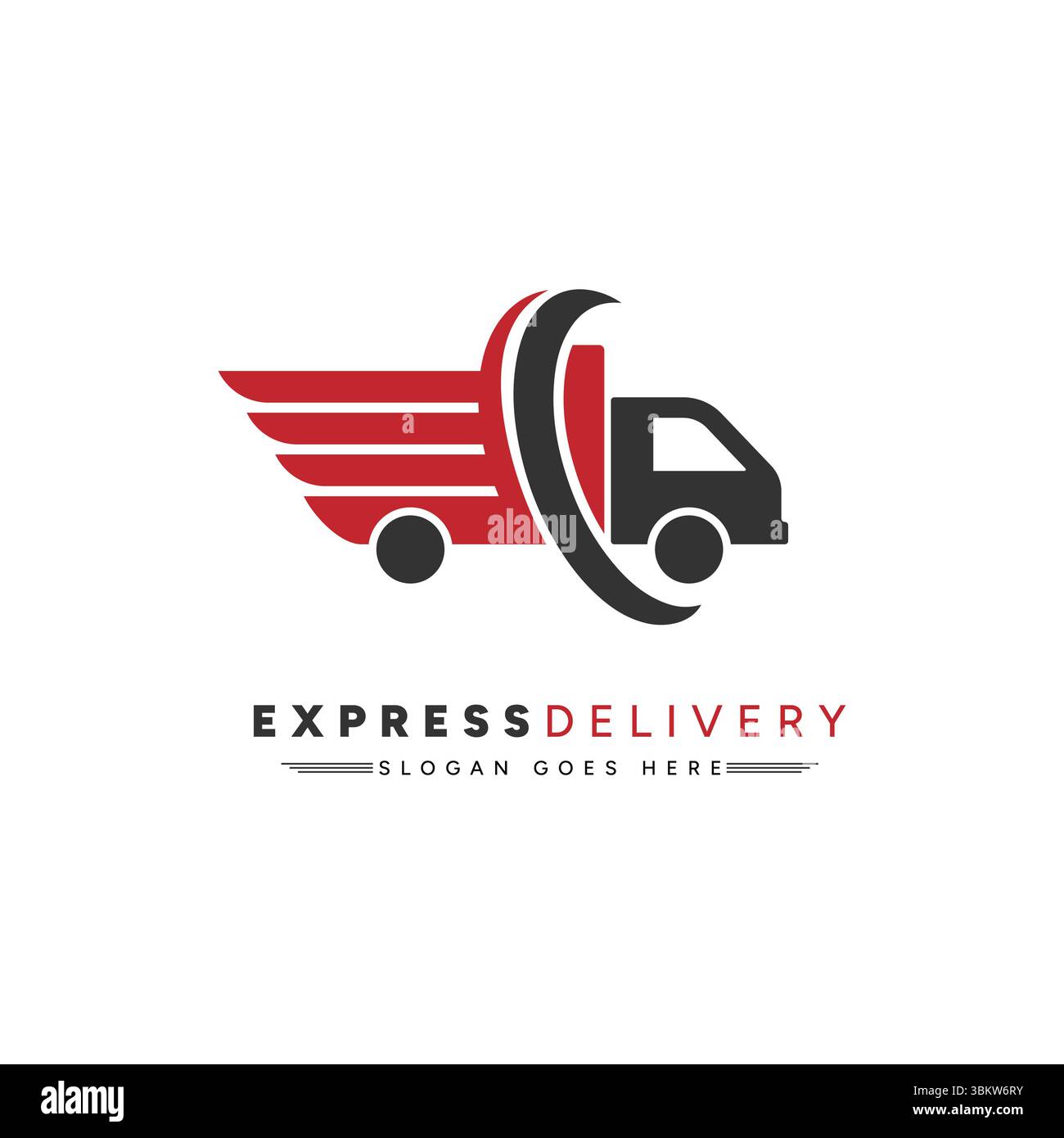 Conception de logo de livraison express - déménageurs ou Shipment services Business logo Illustration de Vecteur