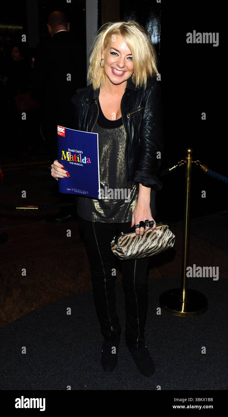 Sheridan Smith à la soirée presse pour la production de Matilda : The musical de la Royal Shakespeare Company au Cambridge Theatre de Londres - 24 novembre 2011 Banque D'Images