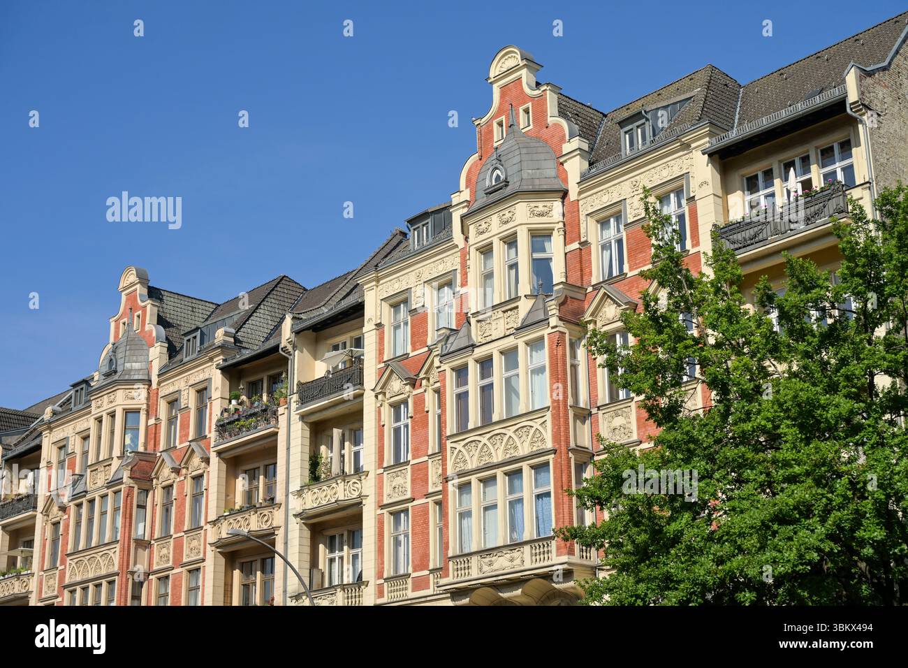 Altbauten, Hauptstraße, Schöneberg, Bezirk Tempelhof-Schöneberg, Berlin, Deutschland Banque D'Images