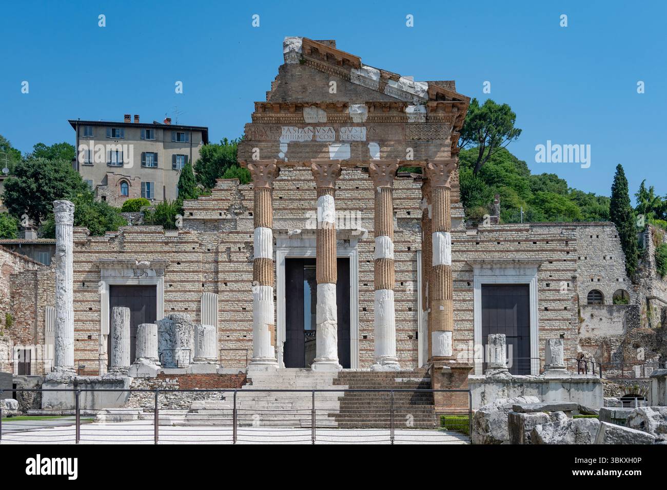 Musée de la Fondation romaine, Brescia, Lombardie, Italie Banque D'Images