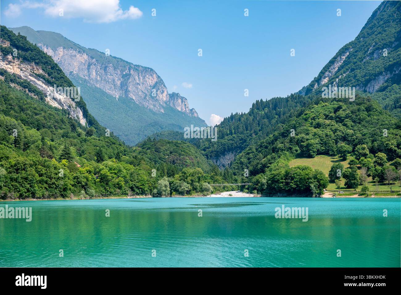 Lago di Tenno près de Riva del Garda, Lombardie, Italie Banque D'Images