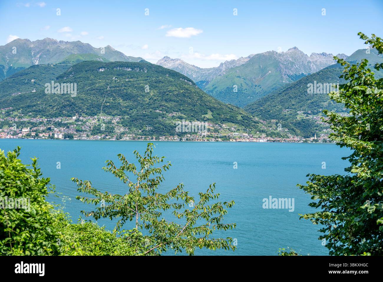 Lac de Côme de Varenna, Lombardie, Italie Banque D'Images