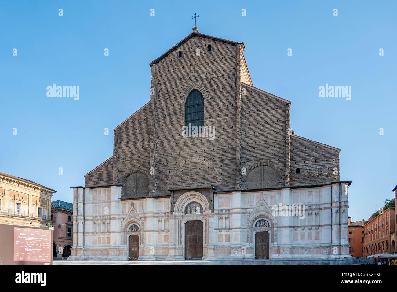 Cattedrale Metropolitana di San Pietro, Bologne, Lombardie, Italie Banque D'Images