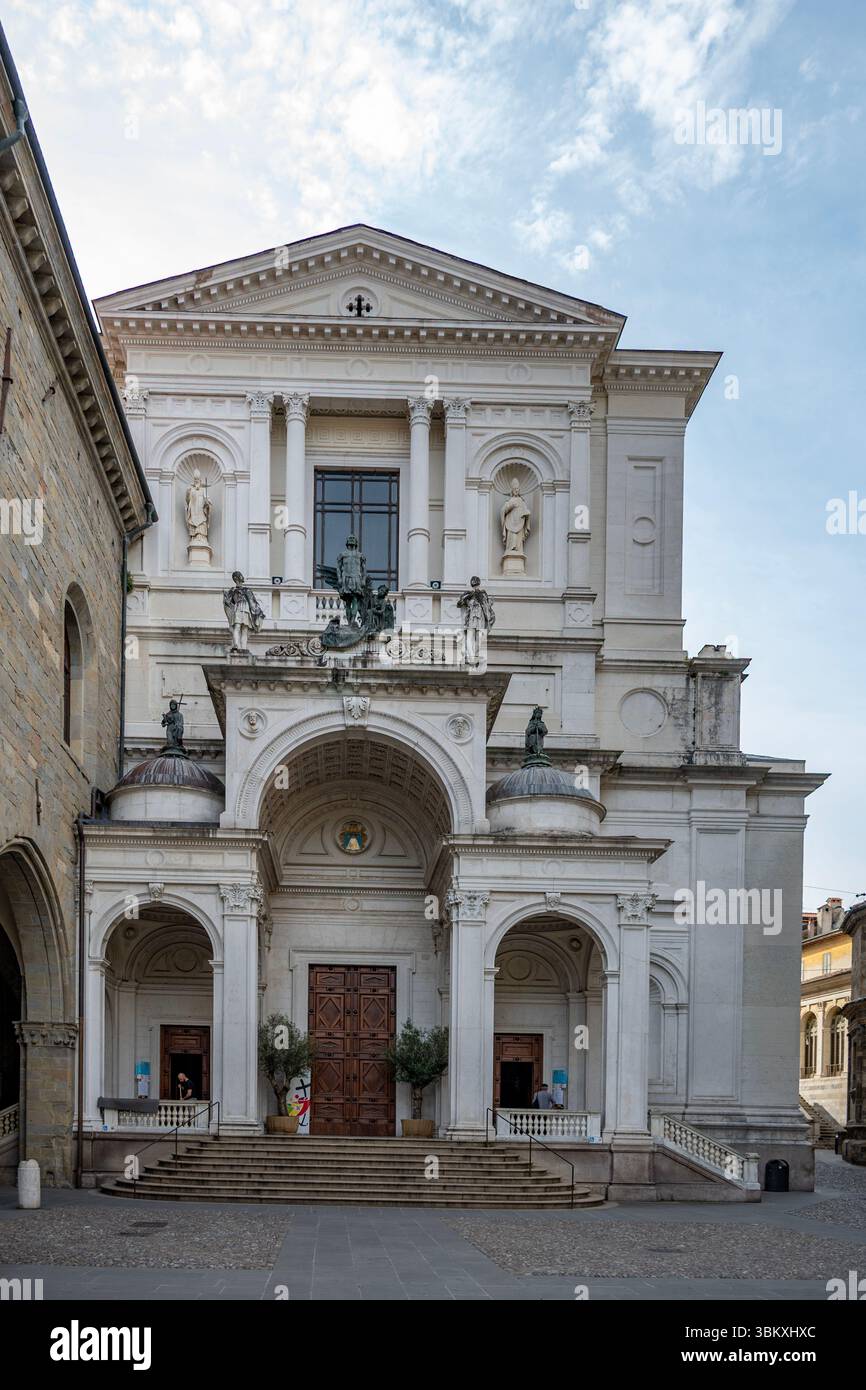 Cattedrale Sant'Alessandro Martire, Bergame, Lombardie, Italie Banque D'Images