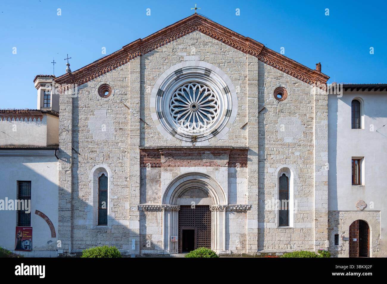 Chiesa di San Francesco, Brescia, Lombardie, Italie Banque D'Images