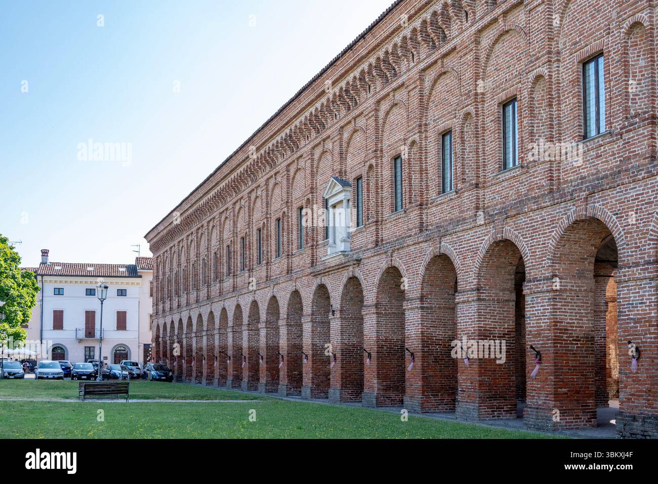Galerie Degli Antichi, Sabbioneta, Lombardie, Italie Banque D'Images