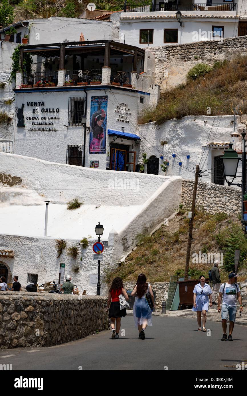 Sacromonte, Grenade, Andalousie, Espagne Banque D'Images