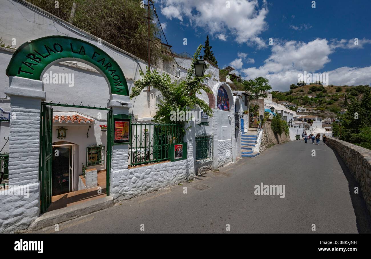Sacromonte, Grenade, Andalousie, Espagne Banque D'Images