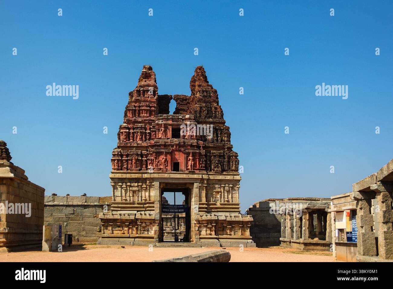 Temple Vijaya Vittala, Hampi Banque D'Images