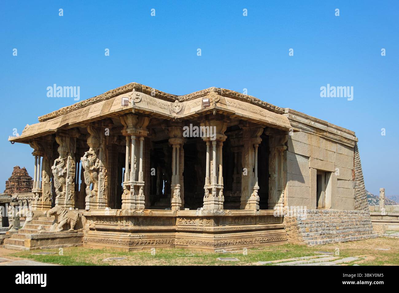 Vijaya Vittala Temple Mandapa Banque D'Images