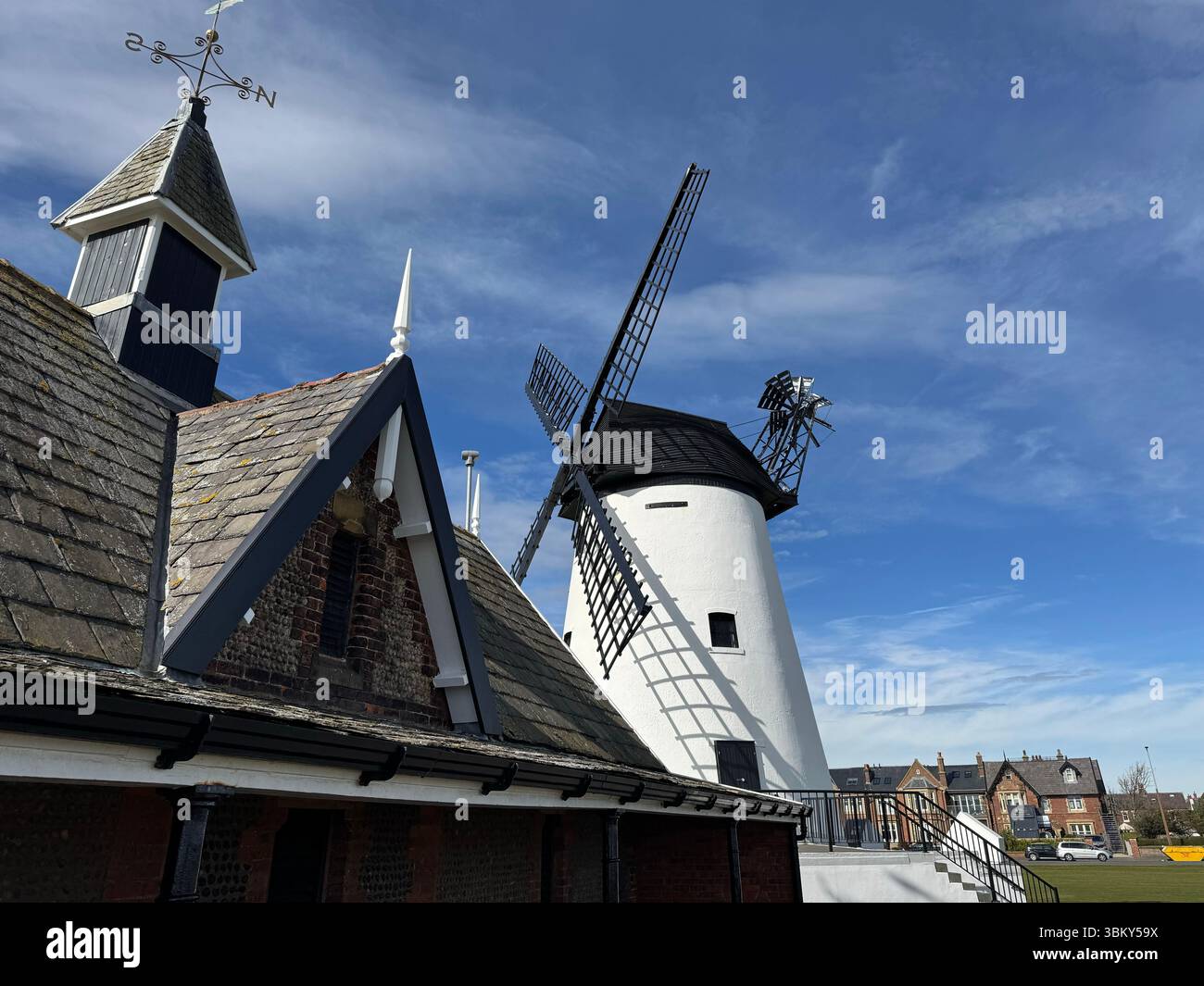 Lytham Windmill, Lytham St Annes, Fylde dans le Lancashire, Angleterre, Royaume-Uni Banque D'Images