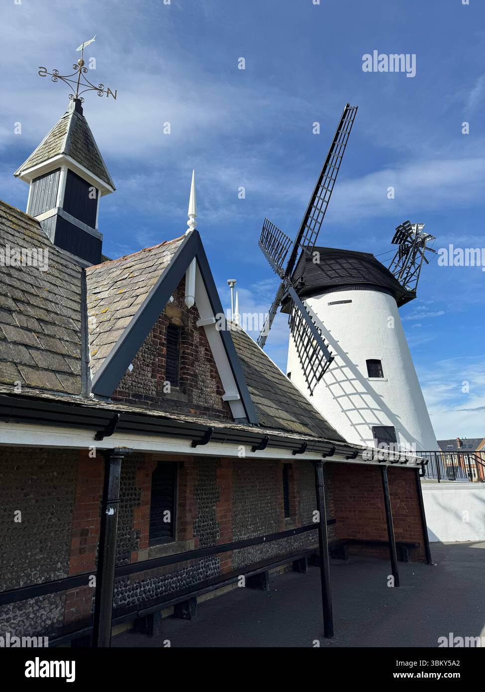 Lytham Windmill, Lytham St Annes, Fylde dans le Lancashire, Angleterre, Royaume-Uni Banque D'Images