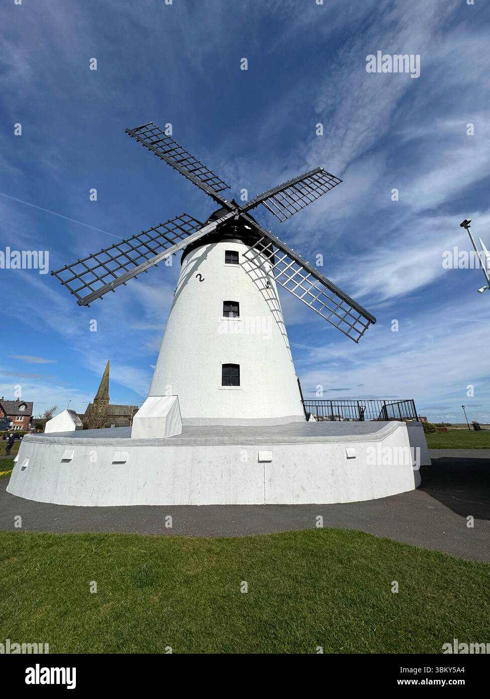 Lytham Windmill, Lytham St Annes, Fylde dans le Lancashire, Angleterre, Royaume-Uni Banque D'Images