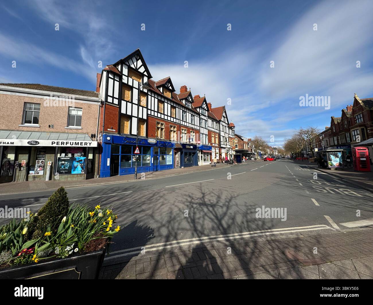 Clifton St, Lytham St Annes, Lancashire, Angleterre, Royaume-Uni Banque D'Images