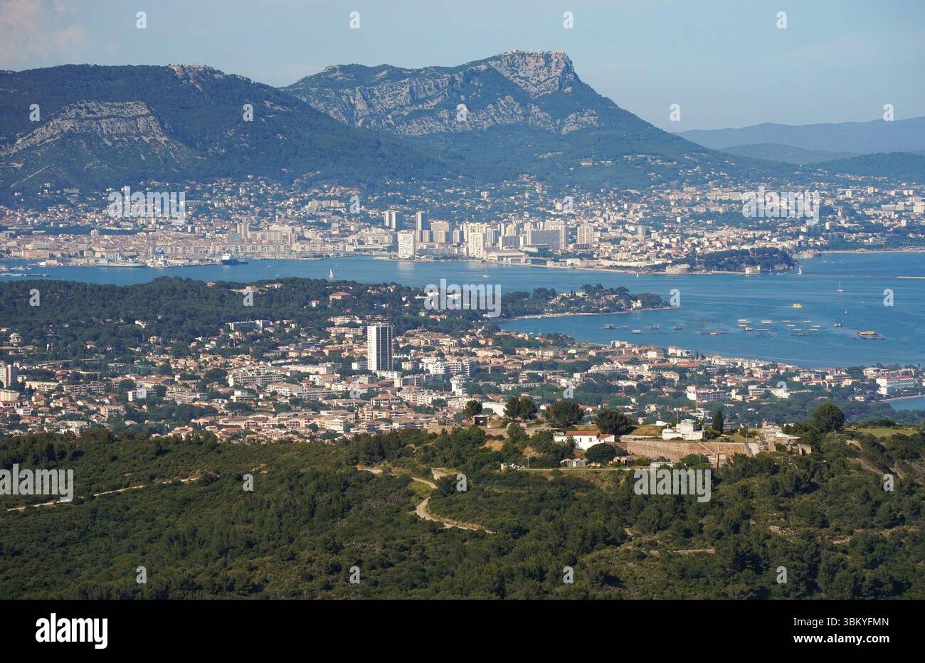 Port de Toulon, Port, front de mer, Provence-Alpes-Côte d'Azur, Côte d'Azur, Europe. Banque D'Images