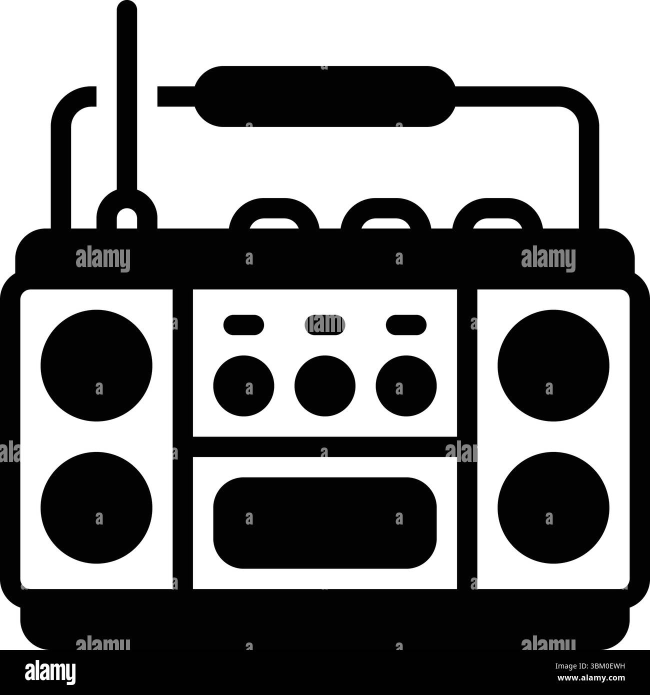 Icône pour radio, communication Illustration de Vecteur