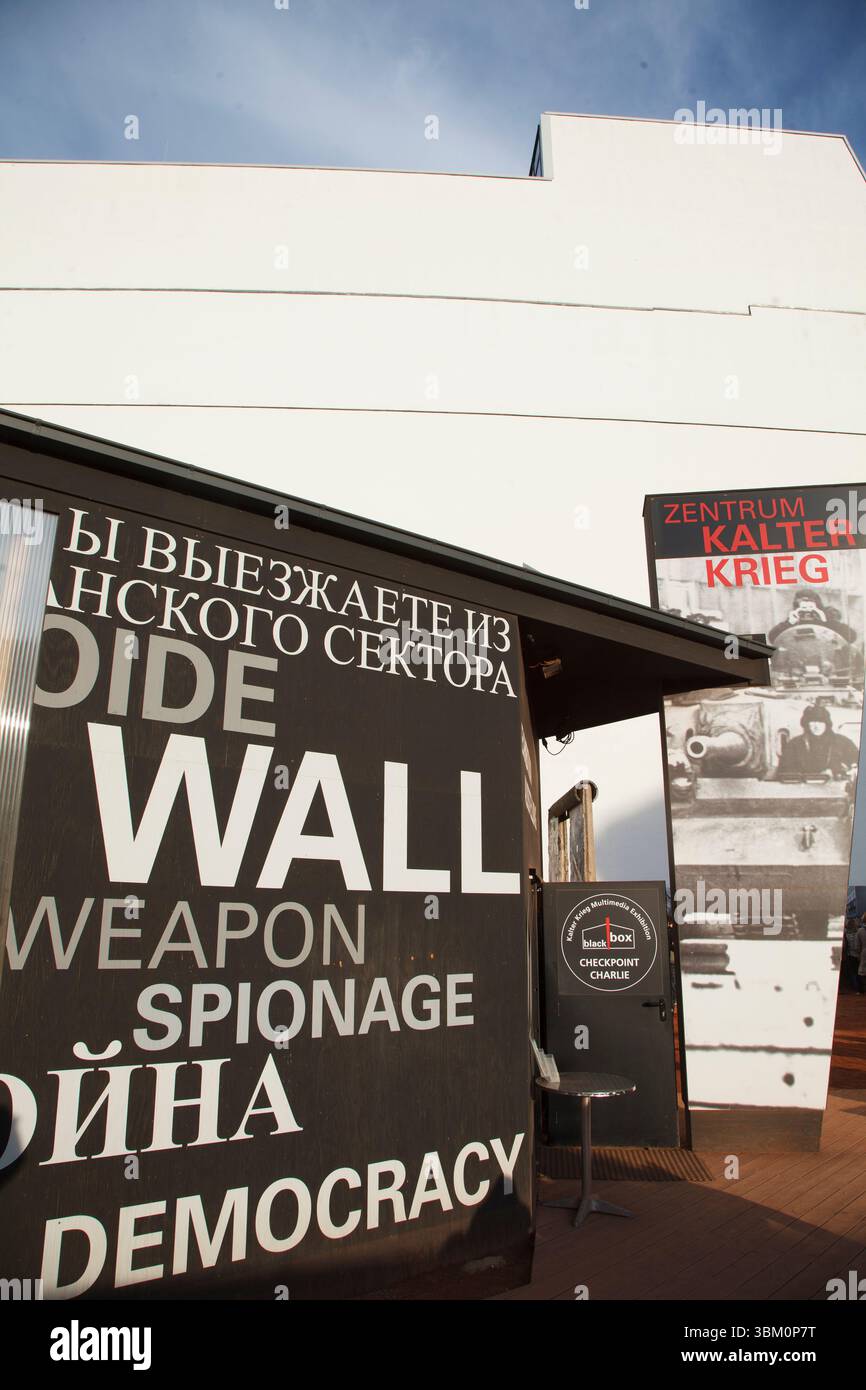 Musée de la guerre froide berlin 2014 Banque D'Images
