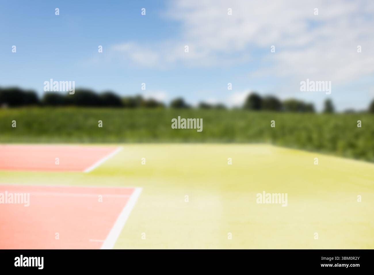Image composite de terrain de tennis Banque D'Images
