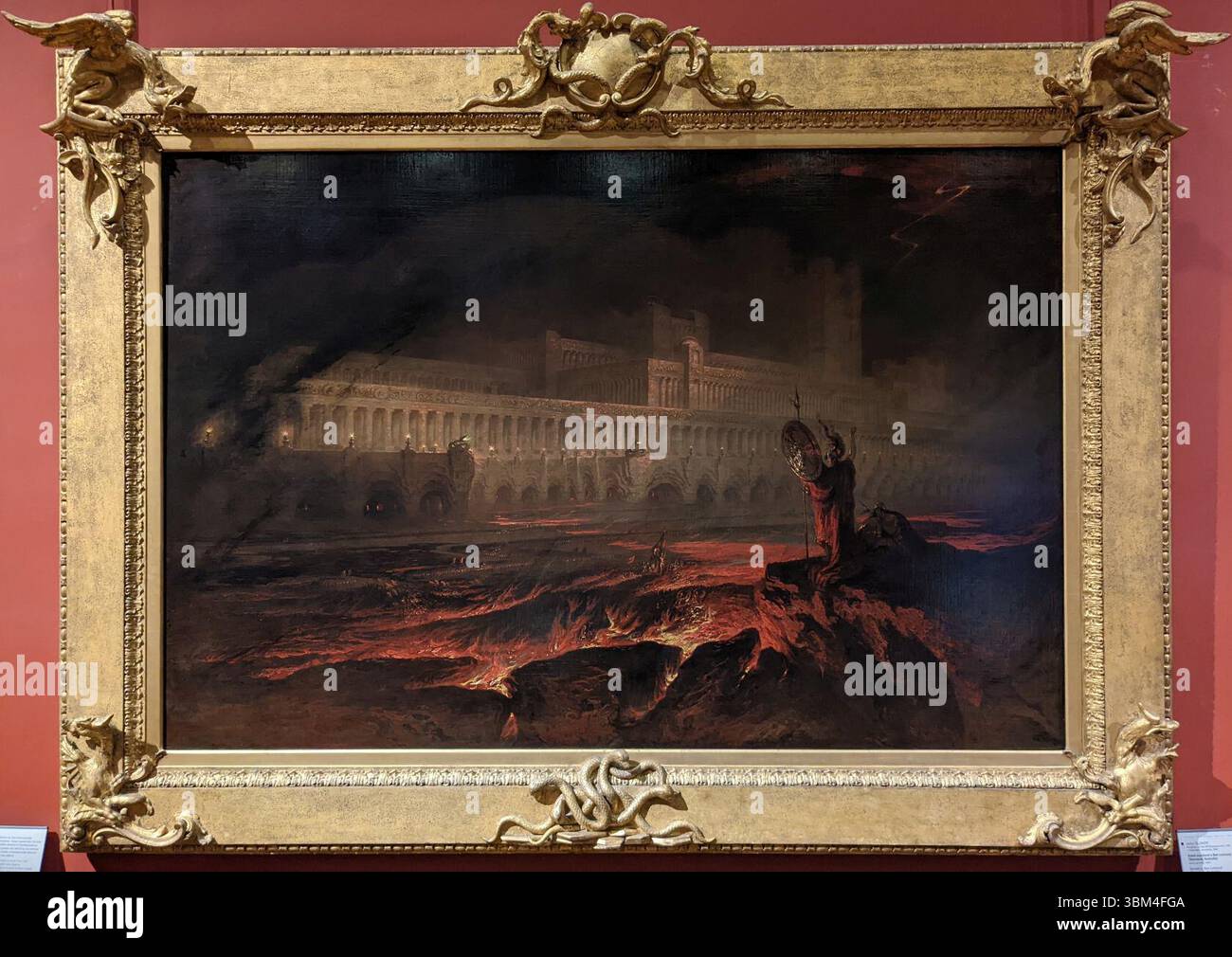Le Pandemonium - John Martin Banque D'Images