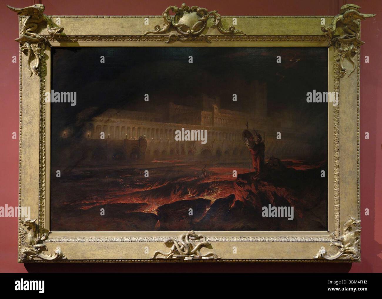 Le Pandemonium - John Martin Banque D'Images