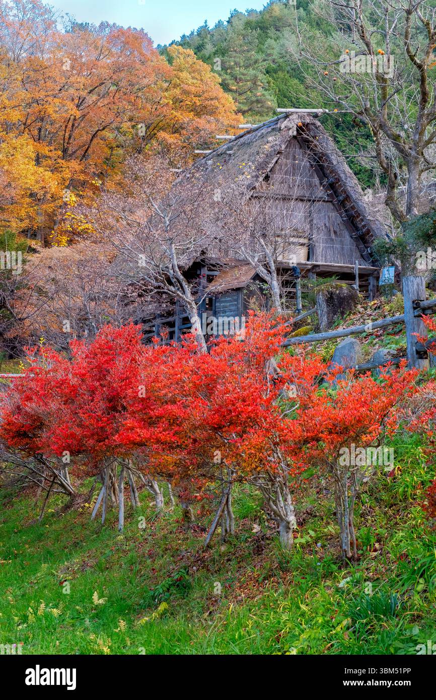 Hida No Sato, Hida Folk Village, Takayama, Japon Banque D'Images