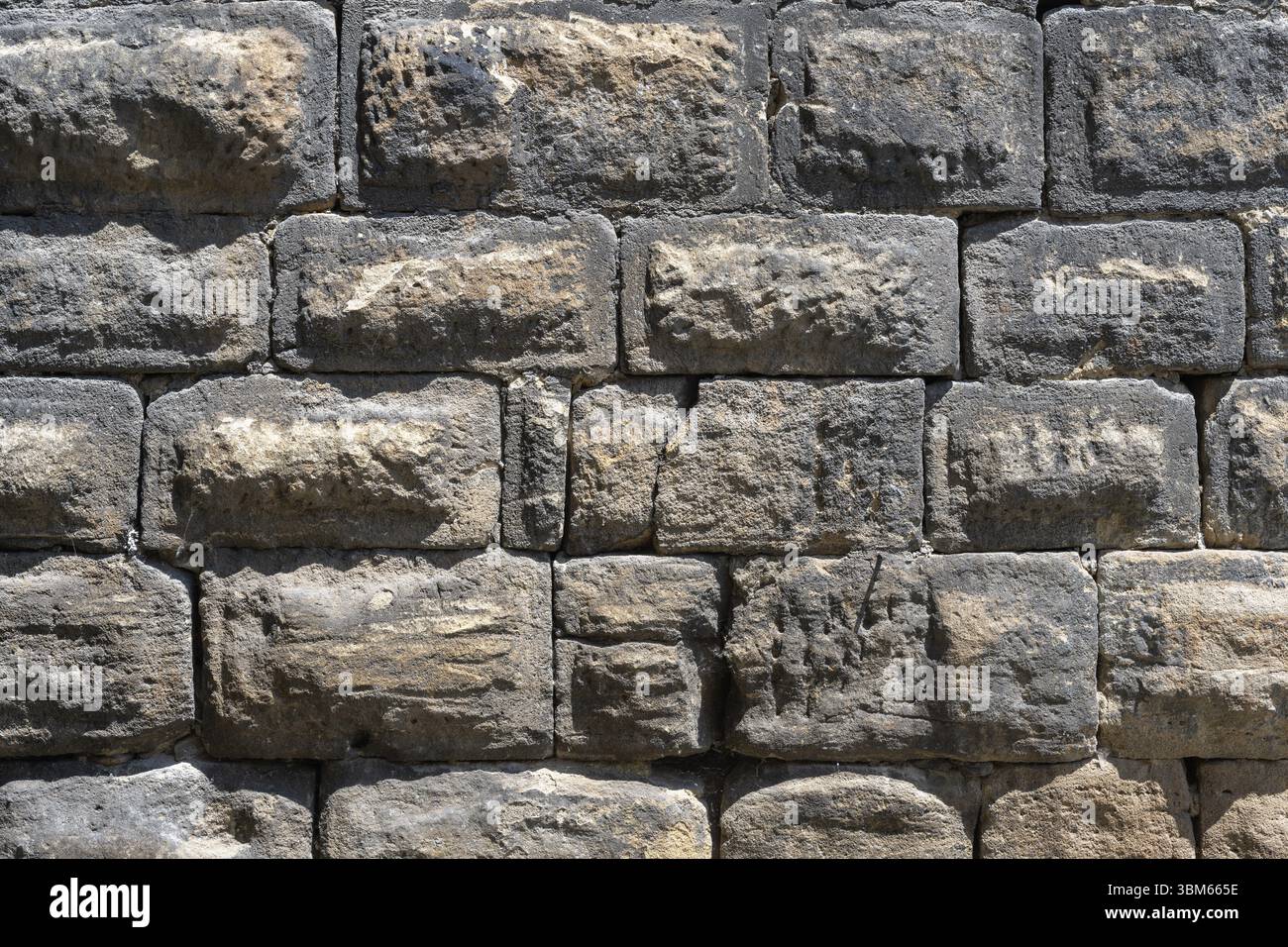 Mur de calcaire, grandeur nature, Esslingen am Neckar, quartier d'Esslingen, Bade-Wuertemberg, Allemagne, Europe Banque D'Images