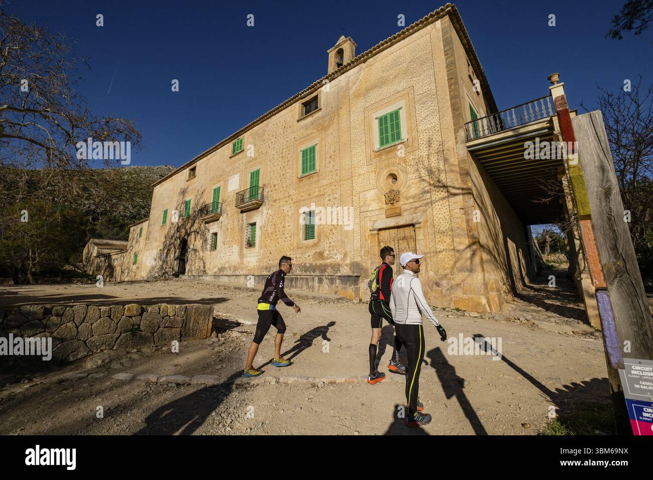 Finca Galatzo, Calvia, Sierra de Tramuntana, Majorque, Îles Baléares, Espagne, Europe Banque D'Images