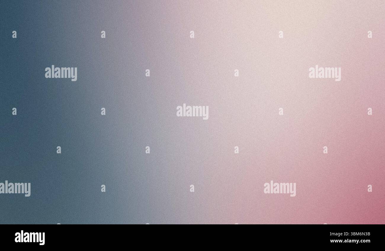 Le fond à gradient de bruit granuleux passe du bleu pastel au rose pastel Banque D'Images