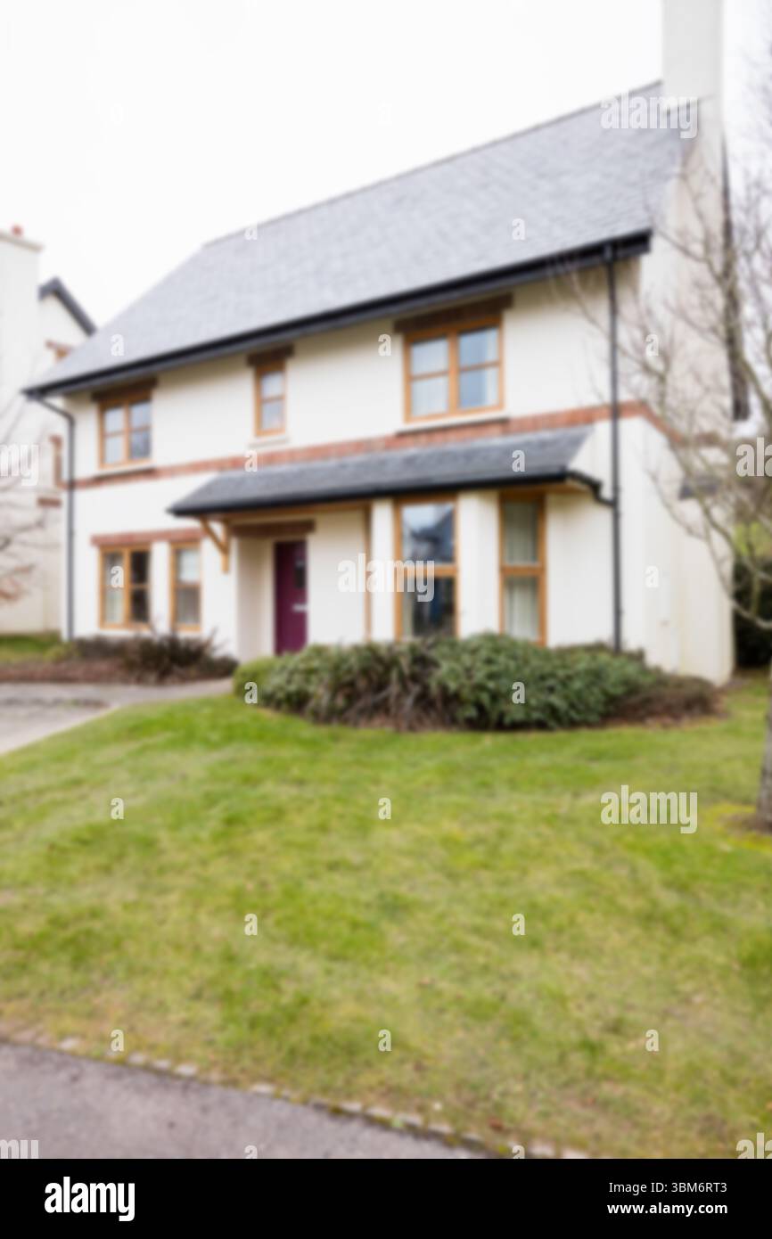 Image défocalisée de la maison Banque D'Images