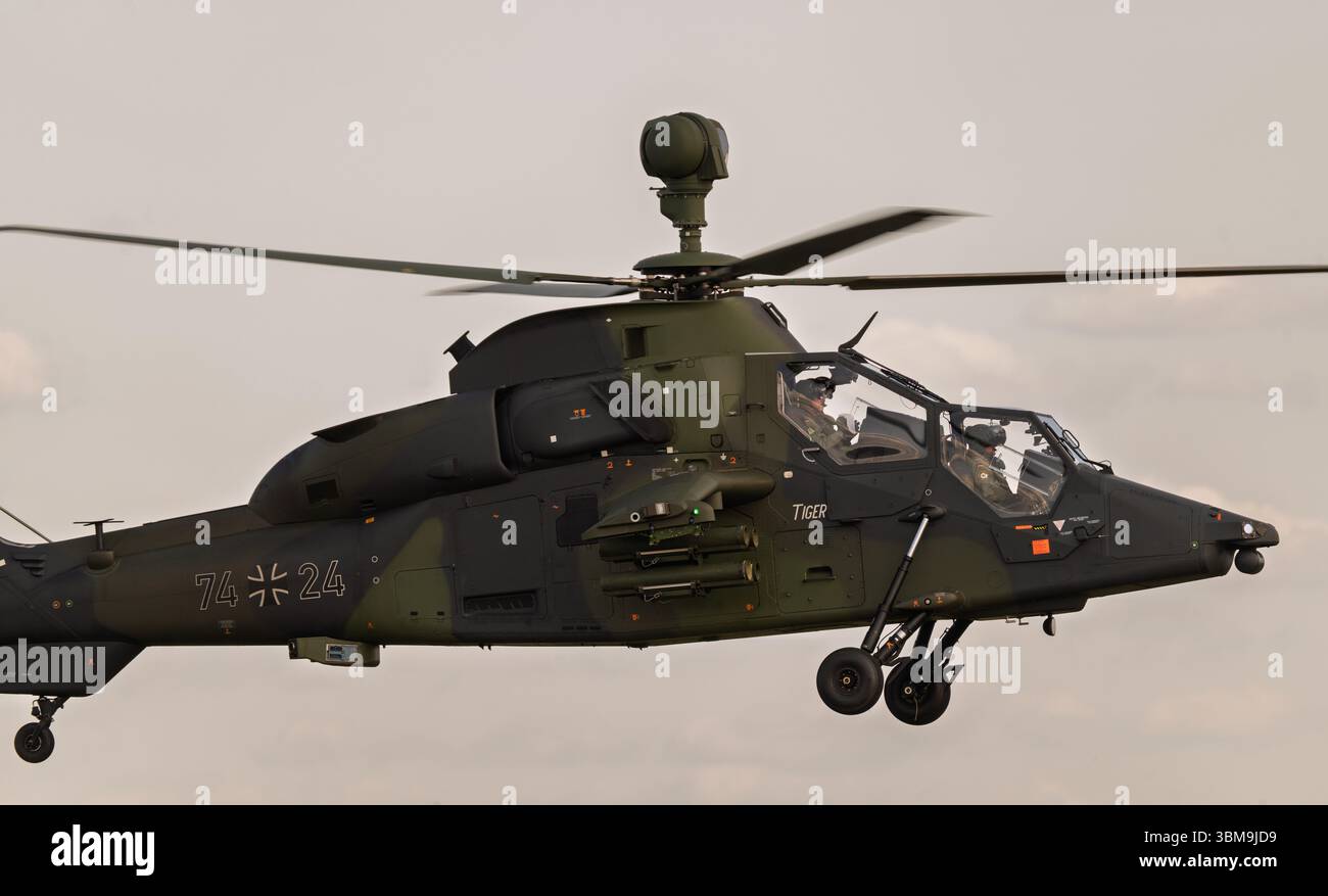 Eurocopter Tiger est un hélicoptère d'attaque européen Banque D'Images