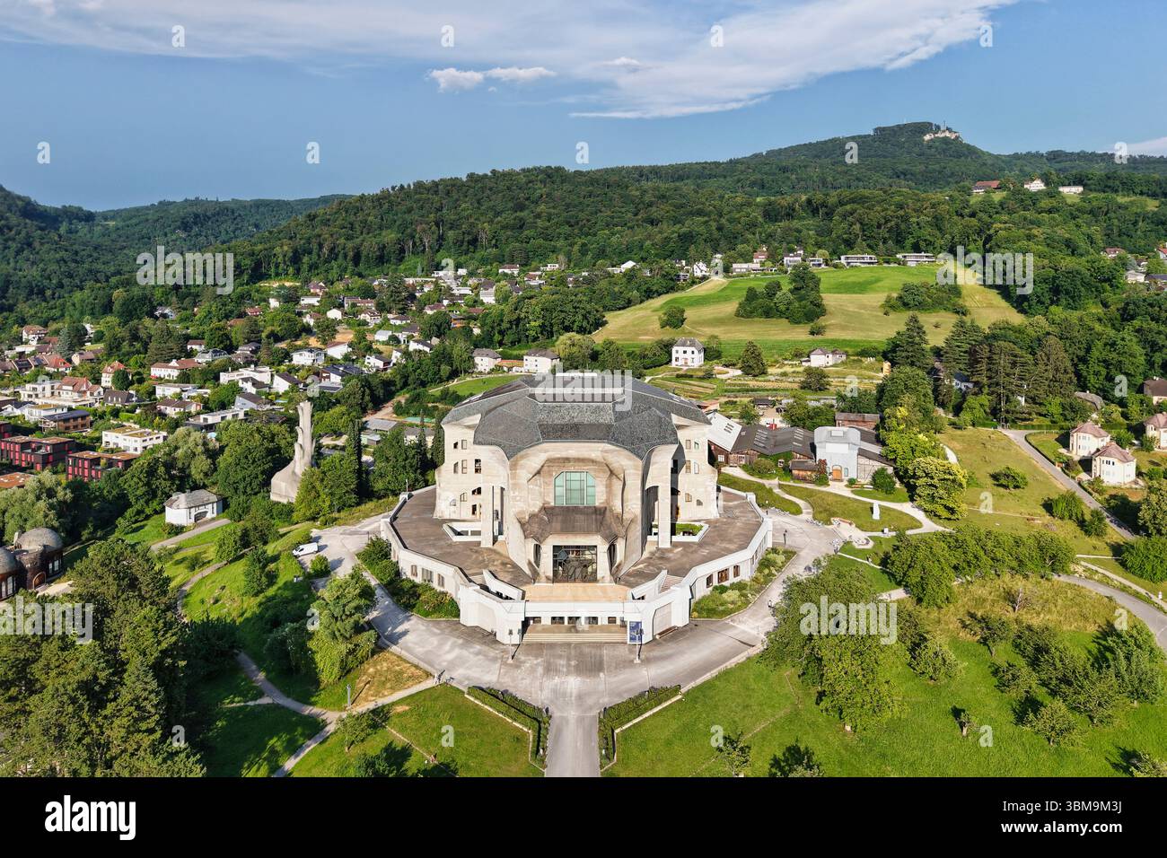 Suisse, Soleure, Dornach, Oberdornach, Goetheanum, Schwarzbubenland, photo d'été Banque D'Images