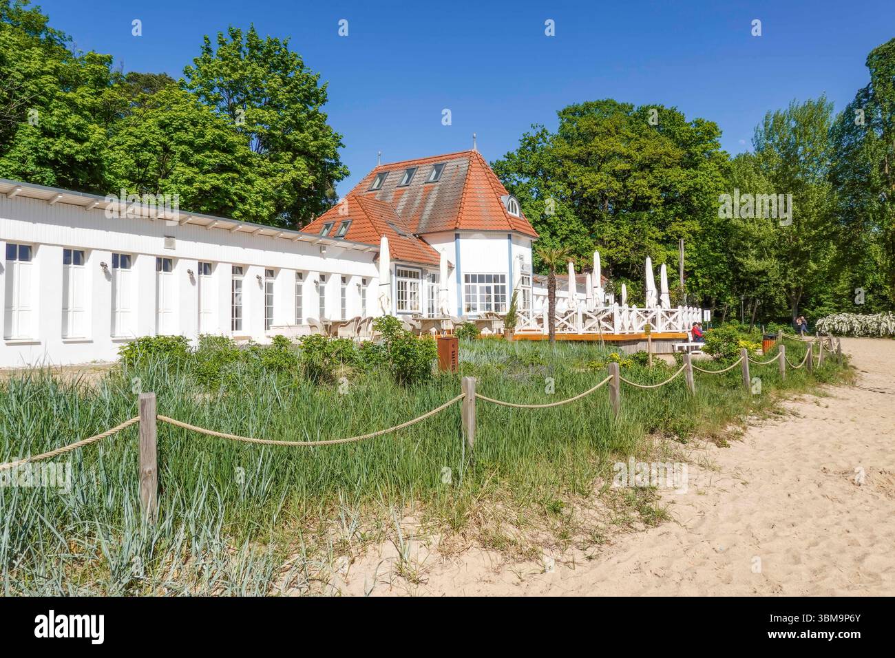 Strandbad, Bad Saarow, Landkreis Oder-Spree, Brandenburg, Deutschland Banque D'Images