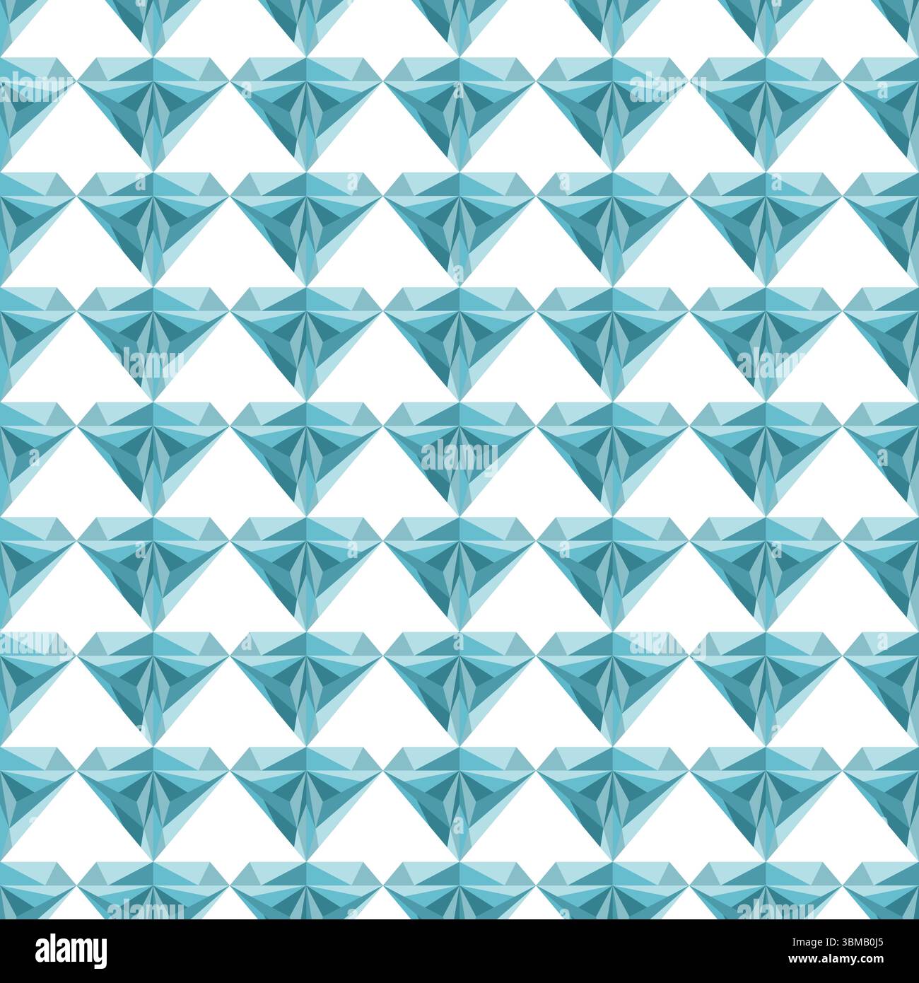 Illustration vectorielle géométrique de motif sans couture de diamants bleus Illustration de Vecteur