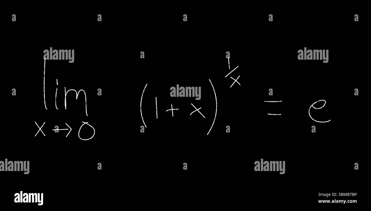 Gros plan de l'équation quadratique Banque D'Images