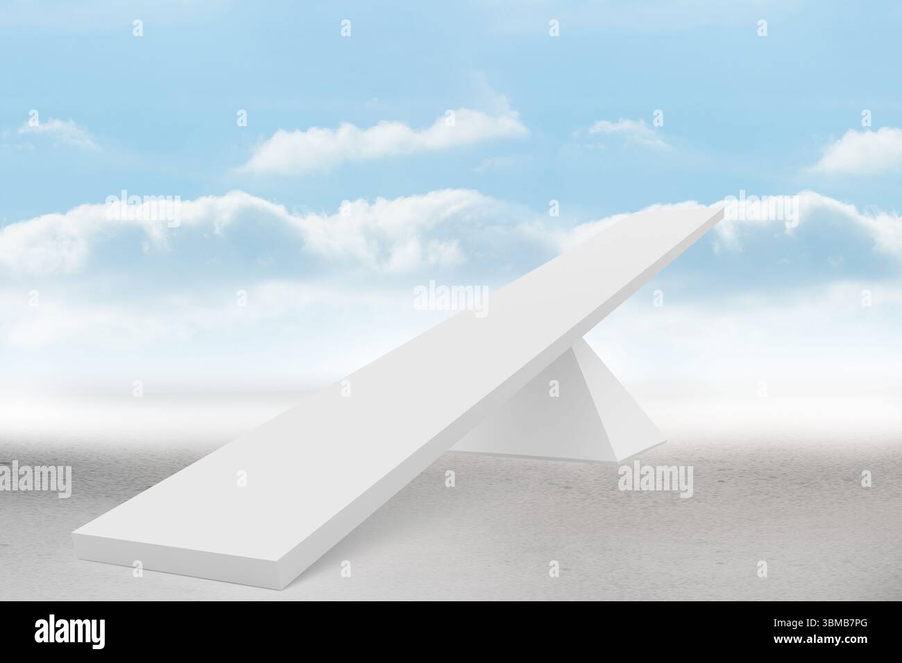 D'écailles blanches en face de nuages Banque D'Images