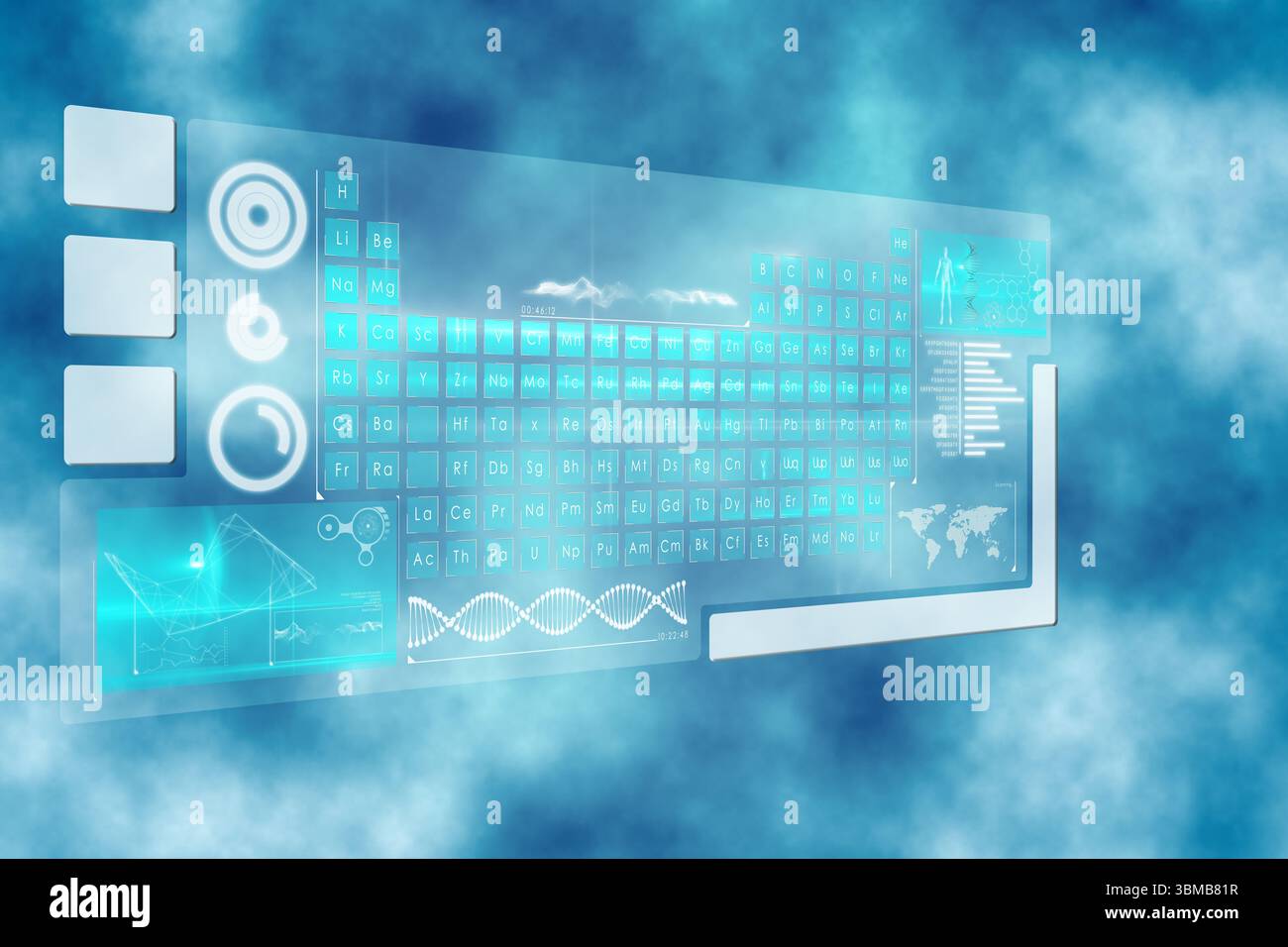 L'interface d'affaires global Banque D'Images