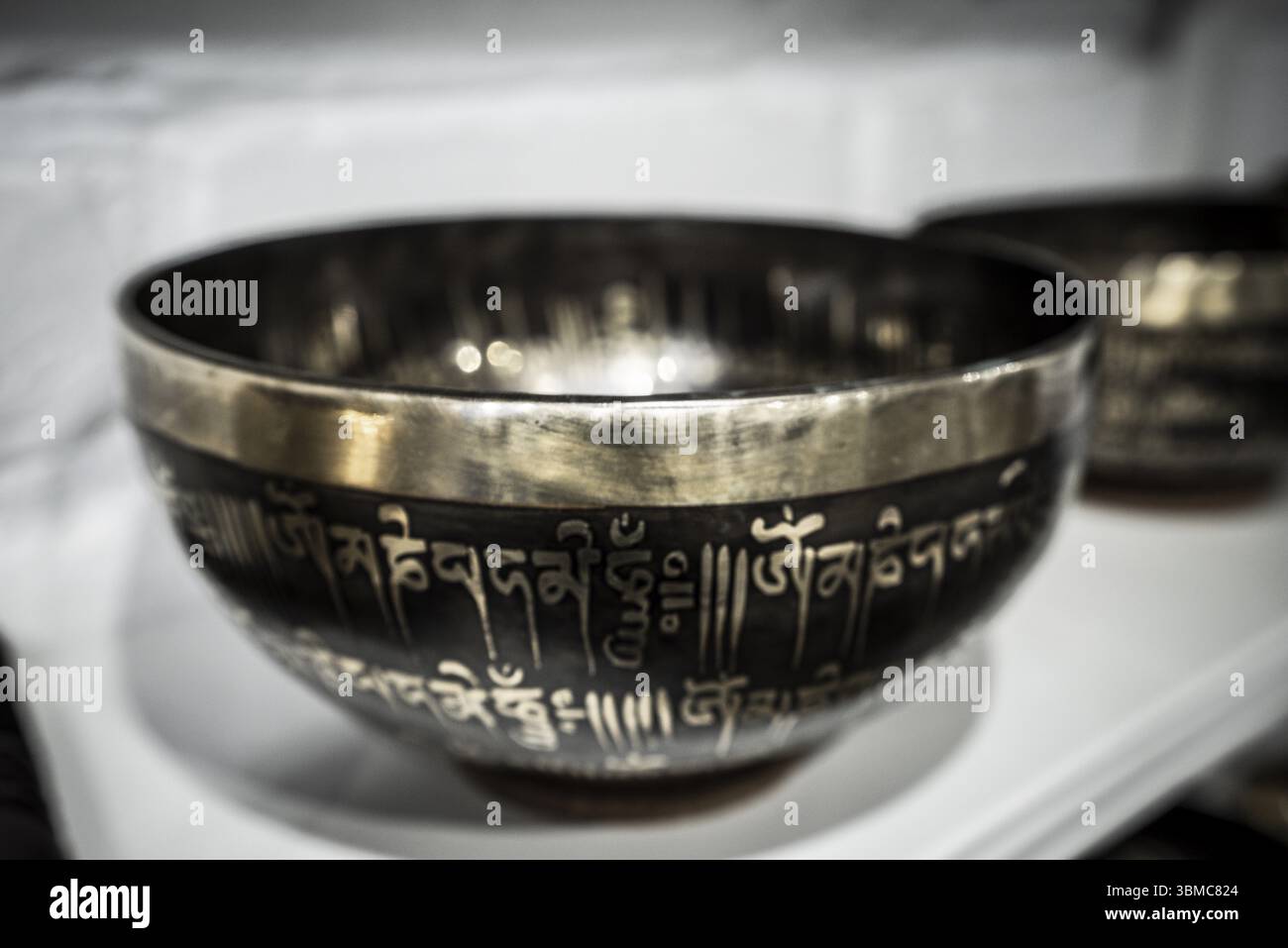 Bol chantant tibétain, Sofia, République de Bulgarie Banque D'Images