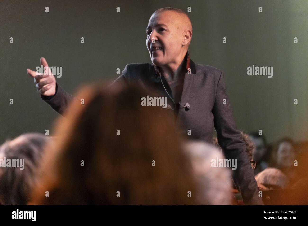 Mercedes Peon, osmose, TardOral 2024. Mallorca Literaria Foundation, théâtre principal de l'Inca, Majorque, Îles Baléares, Espagne, Europe Banque D'Images