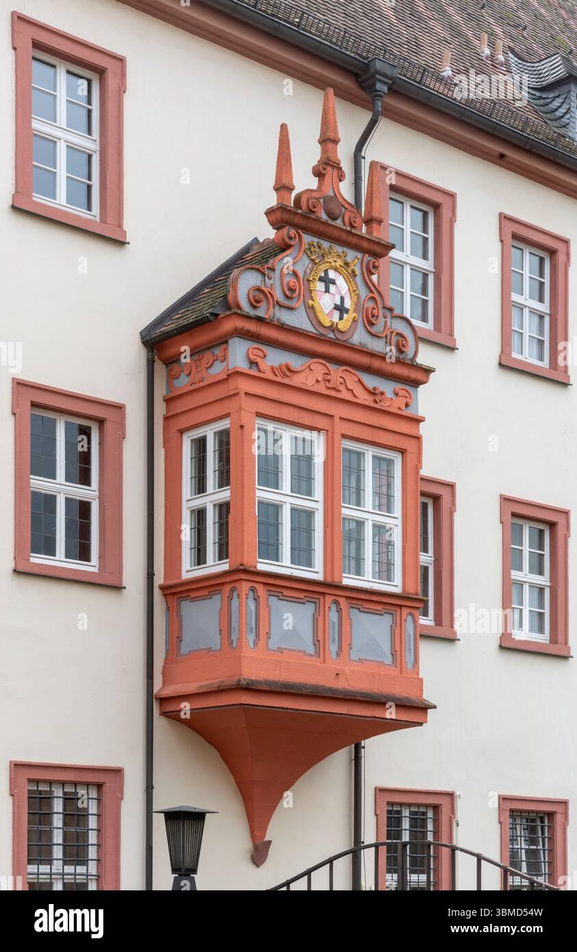 Fulda, ehem. Benediktinerkloster (Dom), Bischöfliches PriesterSeminar, Renaissancegiebel an der Nordseite Banque D'Images