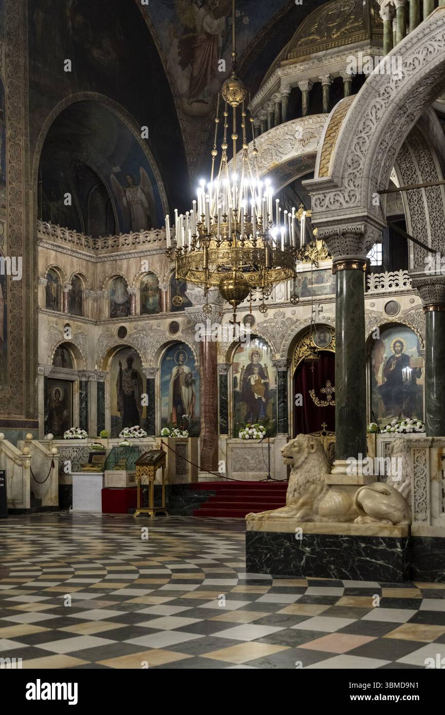 – Cathédrale Alexandre Nevsky, Sofia, République de Bulgarie Banque D'Images