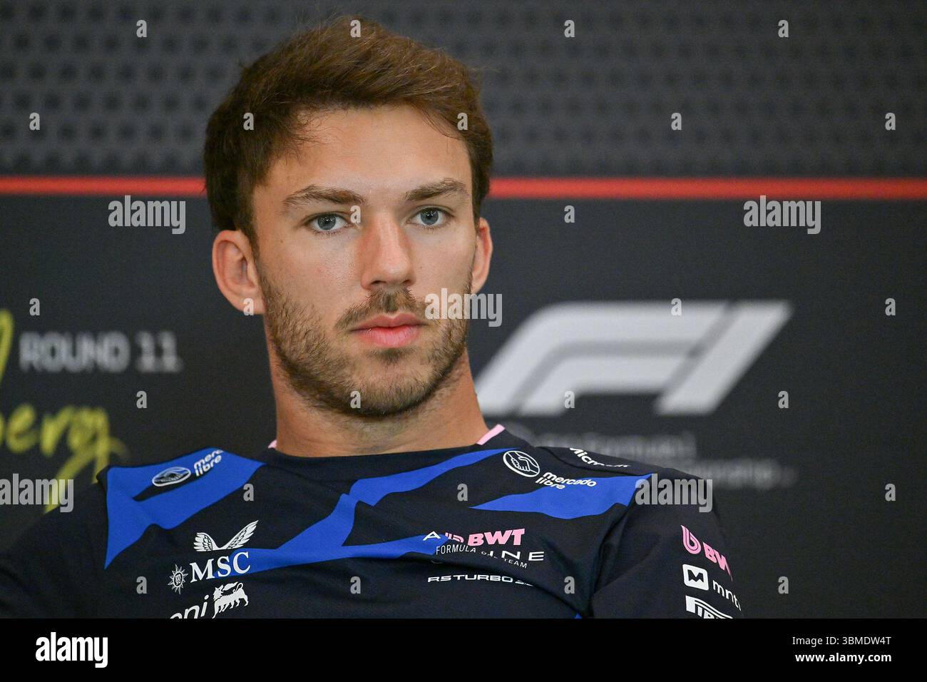 SPIELBERG, AUTRICHE - JUIN 26 : Pierre Gasly de France et l'écurie BWT Alpine F1 Team assistent à la conférence de presse lors des avant-premières du Grand Prix de F1 d'Autriche sur le circuit Red Bull Ring le 26 juin 2025 à Spielberg, Autriche.(photo de Vince Mignott/Alamy Live News) Banque D'Images