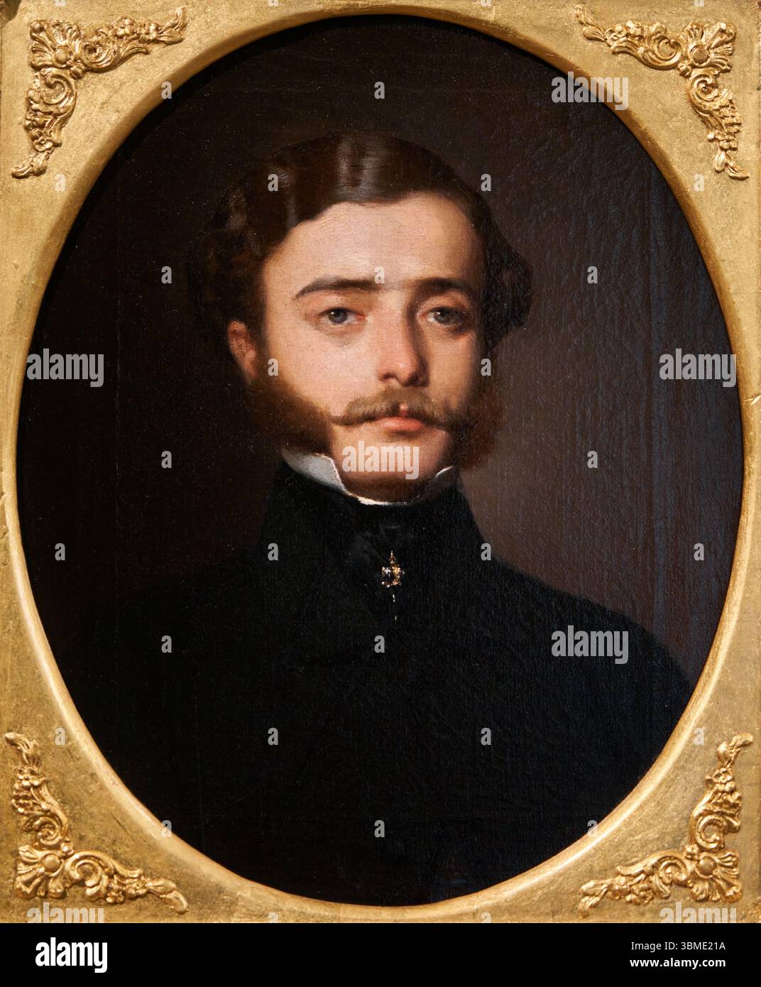 L'acteur Julián Romea, 1845-1850, Federico de Madrazo, Museo del Romanticismo, Musée du romantisme, Madrid, Espagne Banque D'Images